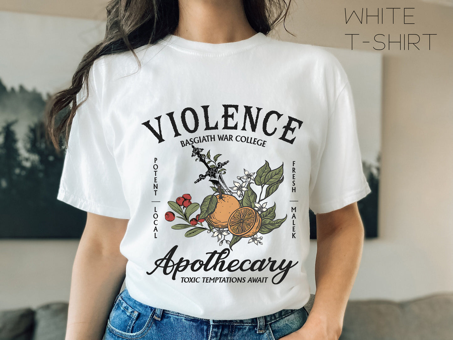 Violet Sorrengail Apothecary Shirt, Rebecca Yoros Shirt, Gift For Readers, Basgiath War College Merch, Fourth Wing Shirt, Dragon Rider Shirt