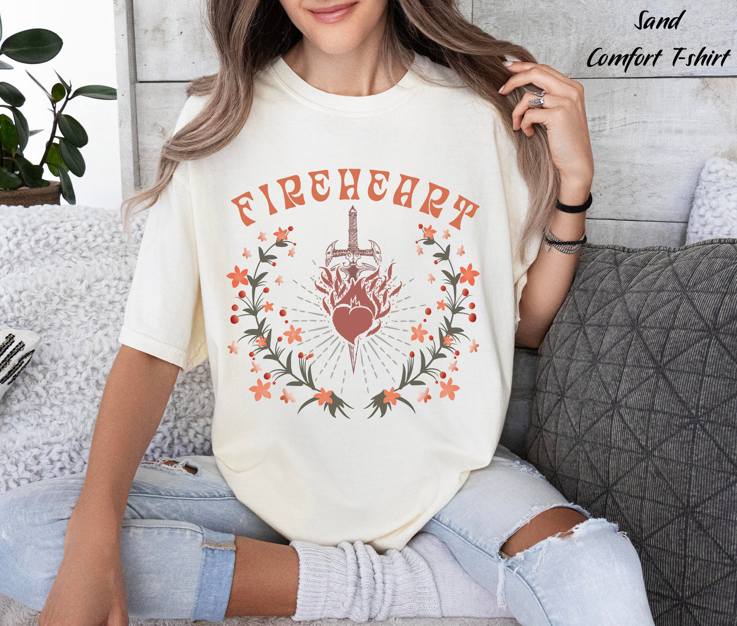 Throne of Glass Fireheart Shirt, Throne Of Glass Tshirt, Terrasen To Whatever End Kingdom Of Ash Shirt, ACOTAR Shirt, ACOTAR Merch