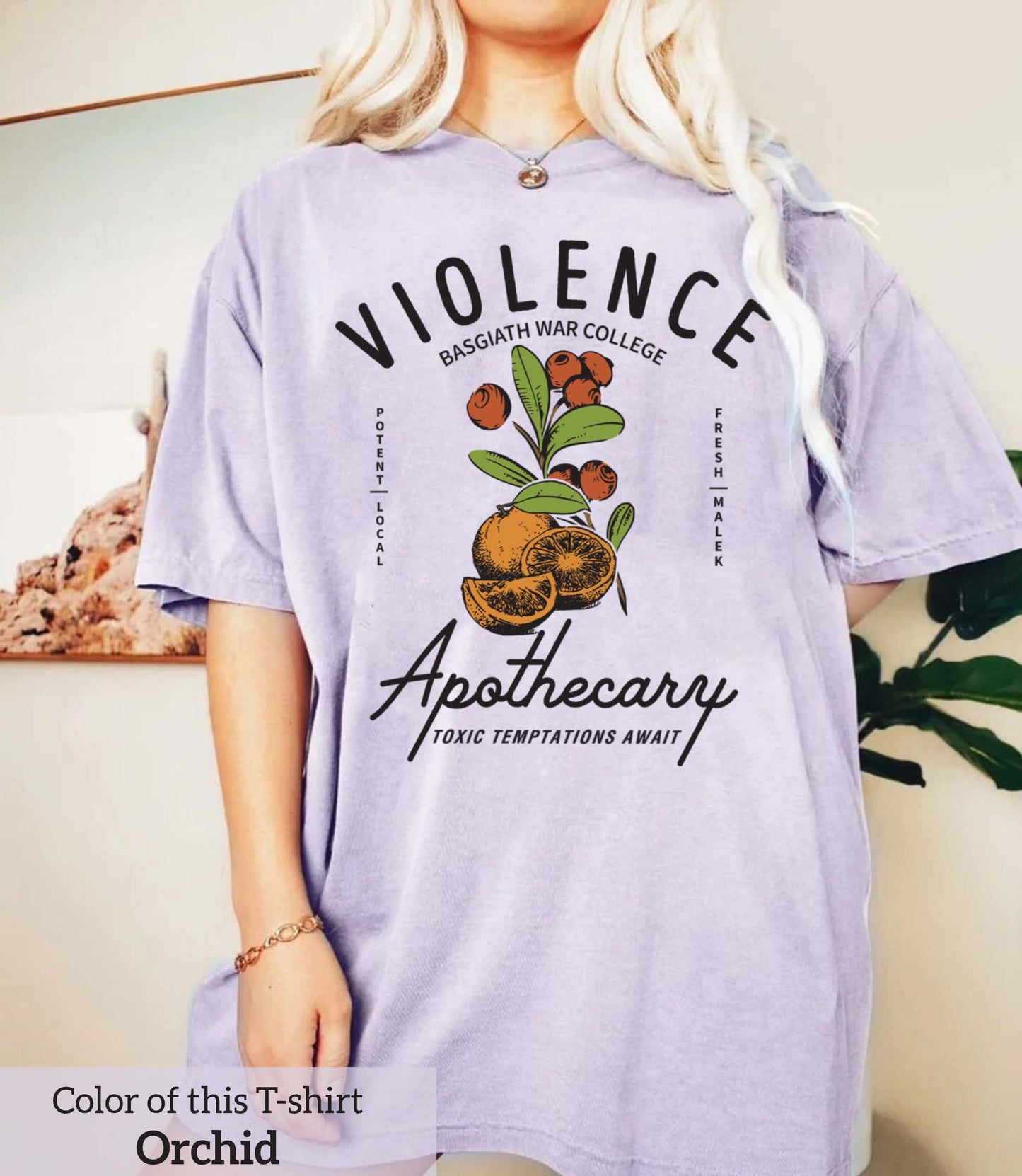 Violet Sorrengail Apothecary Shirt, Basgiath War College Merch, gift for book lovers, Fourth Wing, Quadrant Shirt, Bookish Sweatshirt