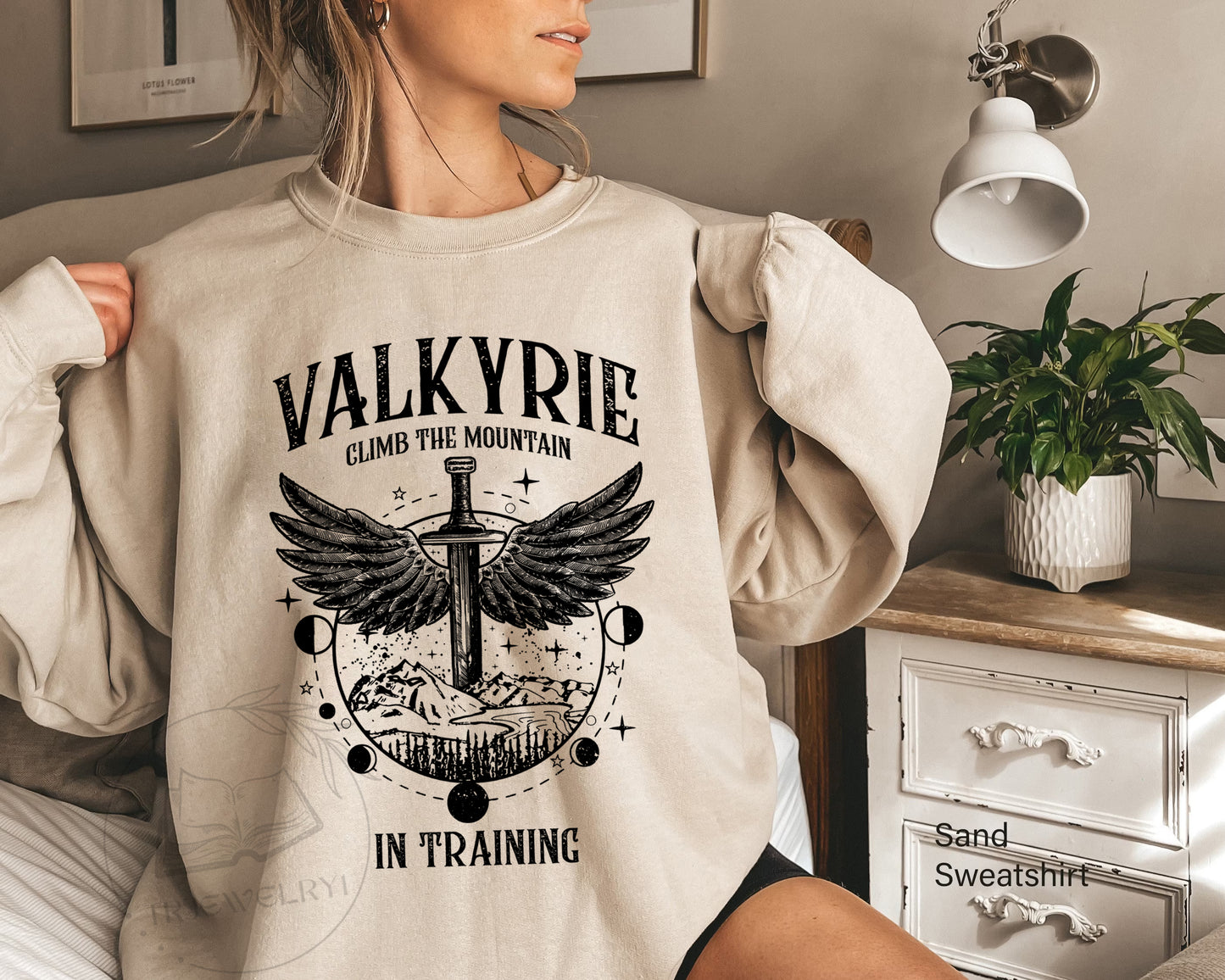 The Night Court Comfort Shirt, Valkyrie in Training Shirt Sweatshirt, Nesta Archeron Gwyn Emerie Cassian Azriel Illyrian Training Camp Velaris TOG Sarah J Maas Shirt