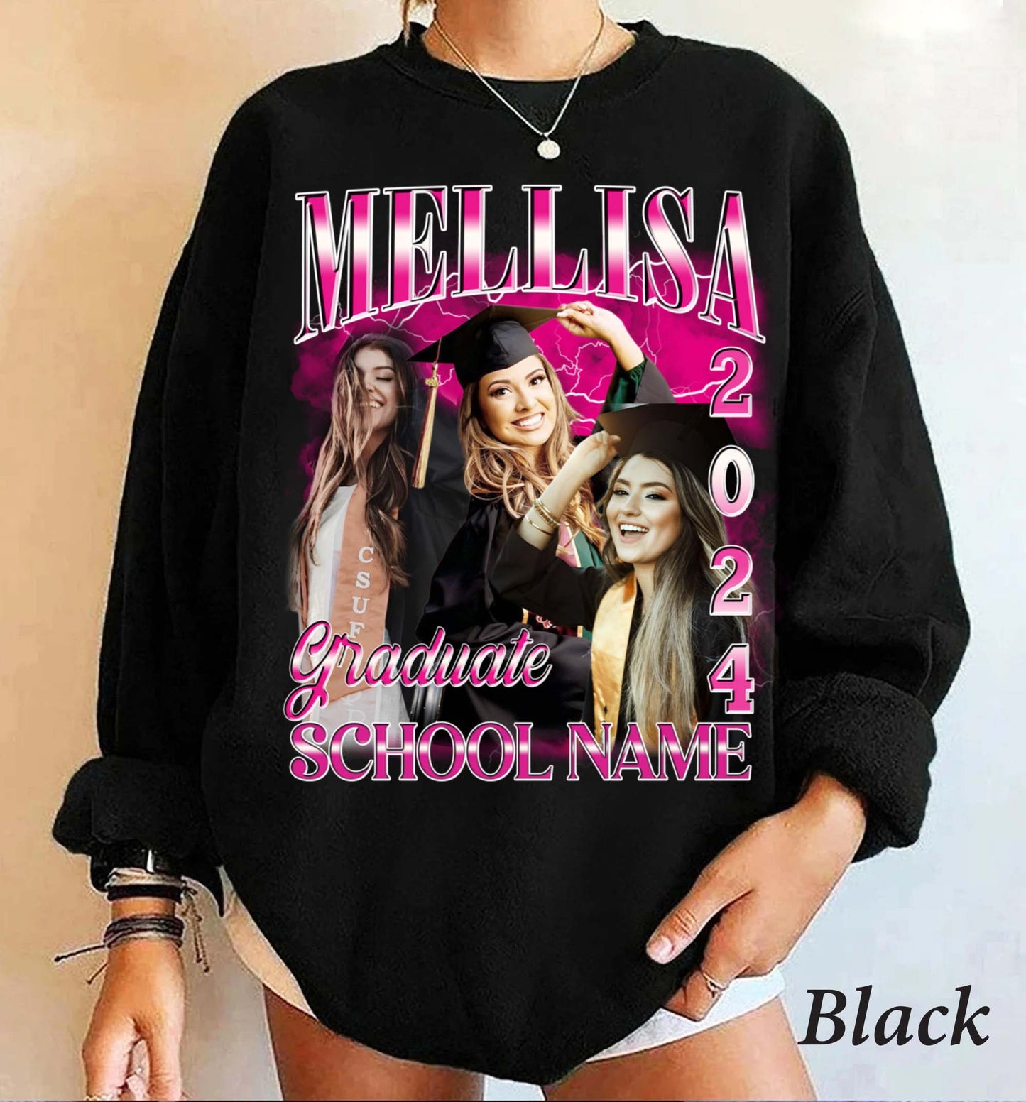 Custom Graduation Shirt, Custom Photo Graduate Shirt, Family Graduation 2024 Shirt, Senior T-Shirt, Class of 2024 Shirt, Graduation Party