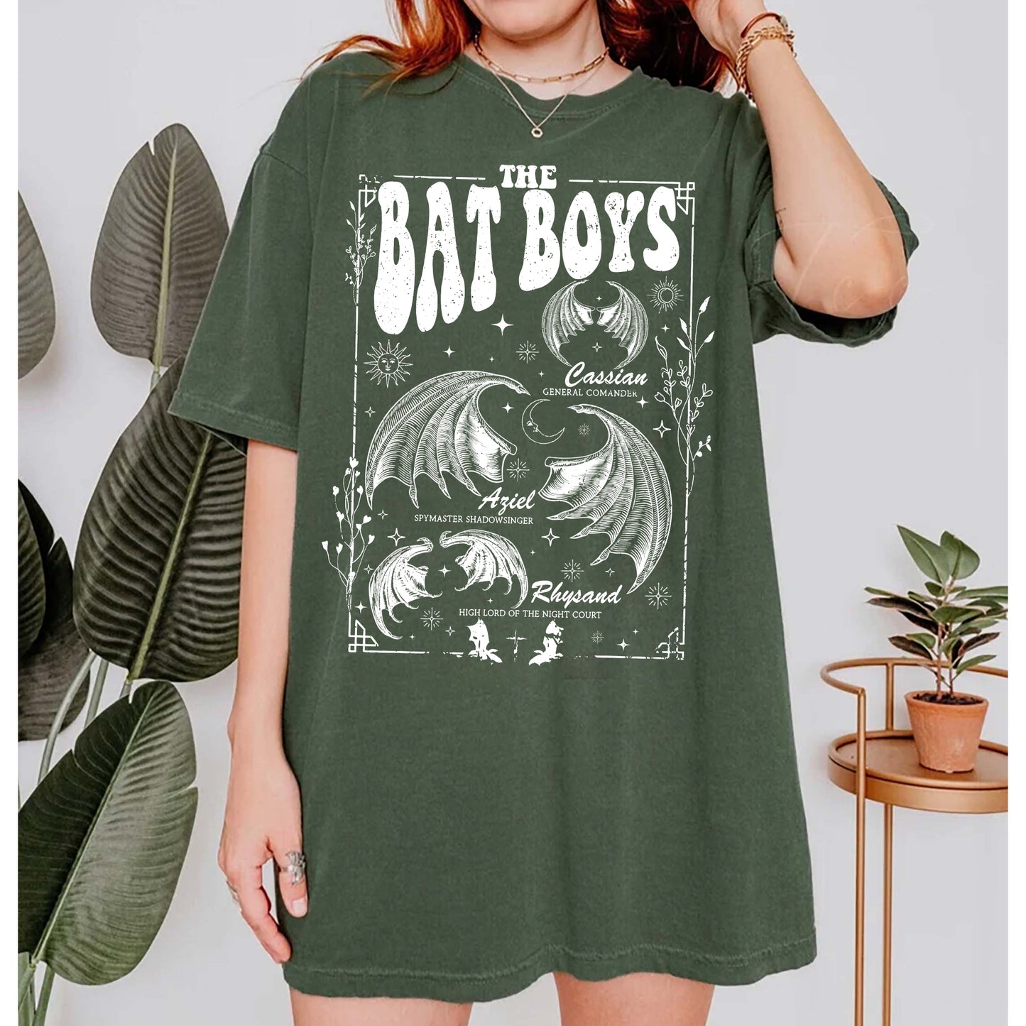 The Bat Boys Shirt, Acotar Bat Boys Shirt, Retro Bat Boys Crew Shirt, The Night Court Illyrians Shirt, Rhysand Cassian Azriel, Bookish Gift