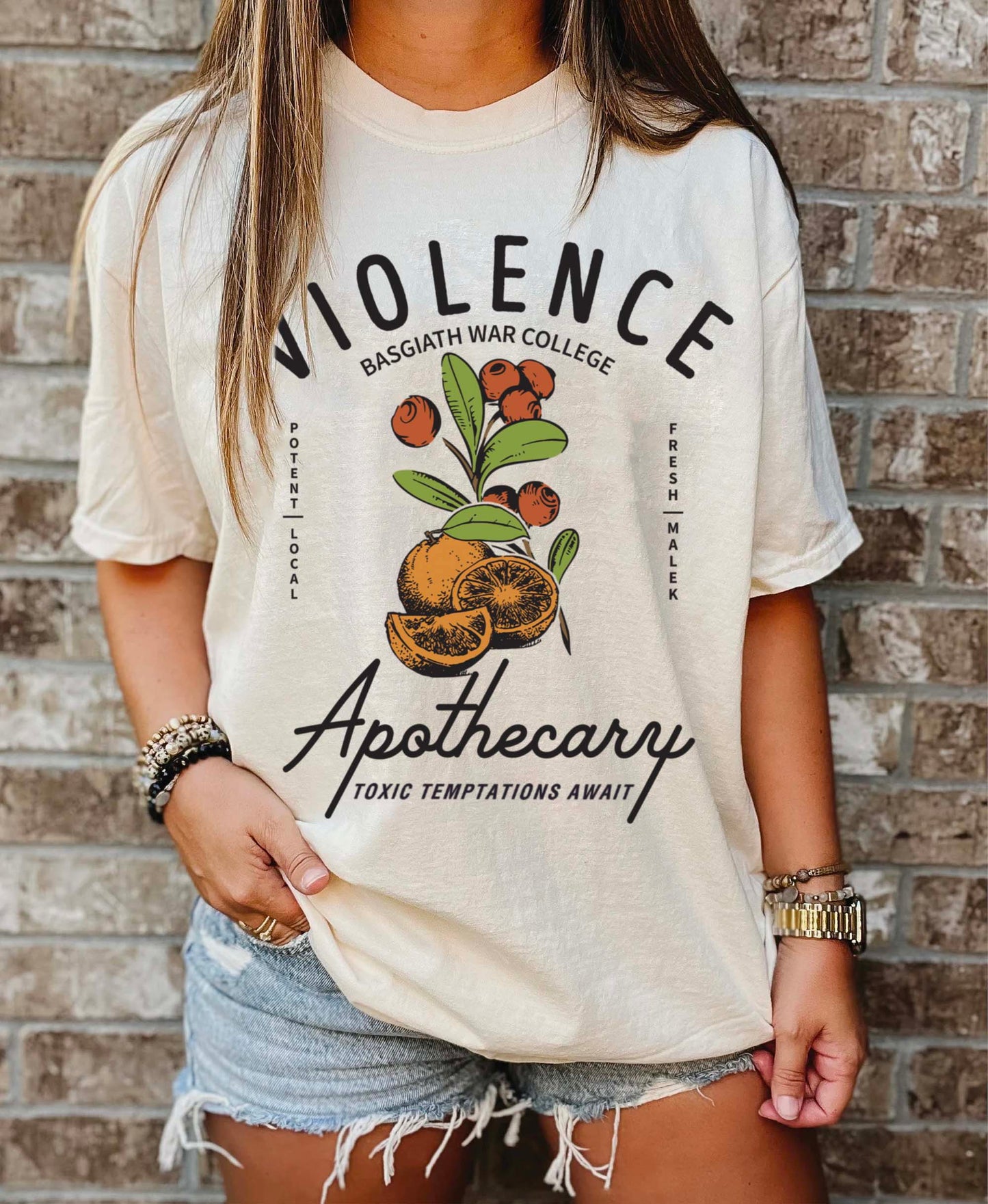Violet Sorrengail Apothecary Shirt, Basgiath War College Merch, gift for book lovers, Fourth Wing, Quadrant Shirt, Bookish Sweatshirt