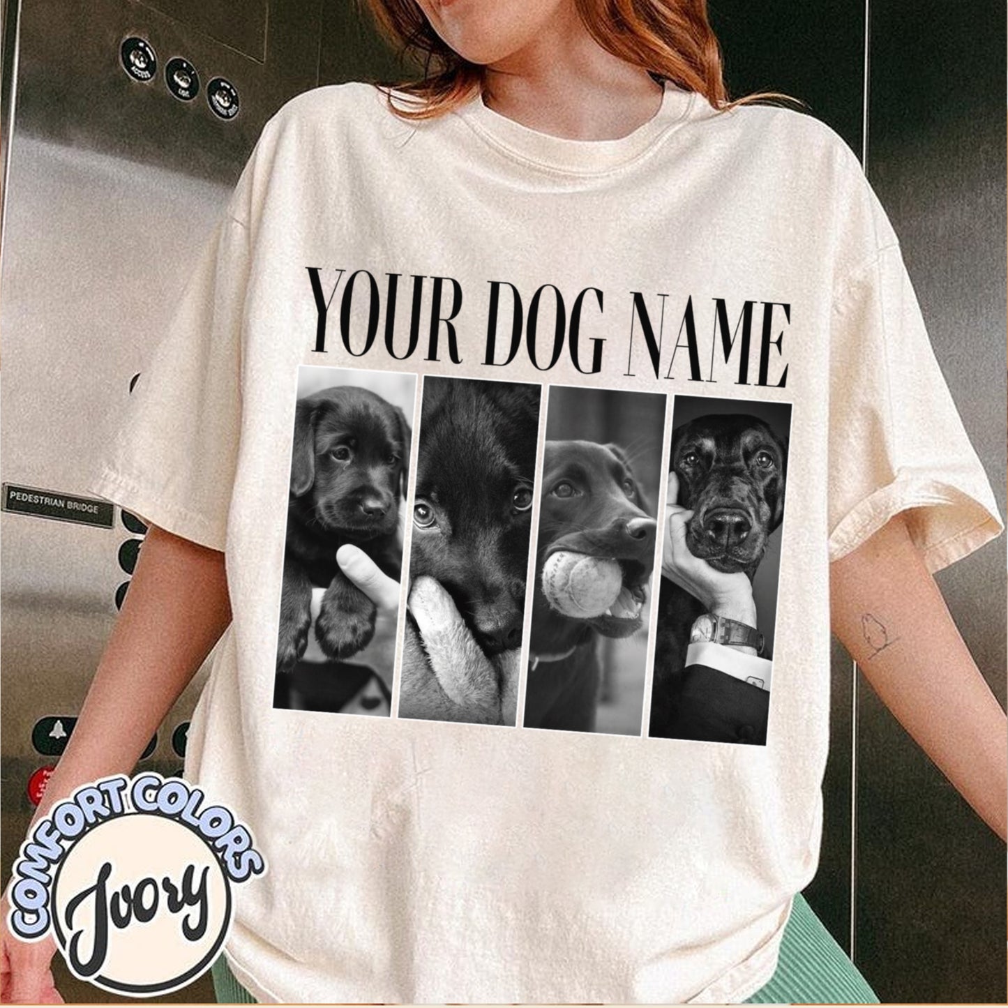 Custom Pet Photo Shirt, Personalized Pet Comfort Colors Shirt, Dog Mom Gift, Cat Mom Shirt, Dog Dad Gift, Cat Dad Gift, Pet Remembrance Gift