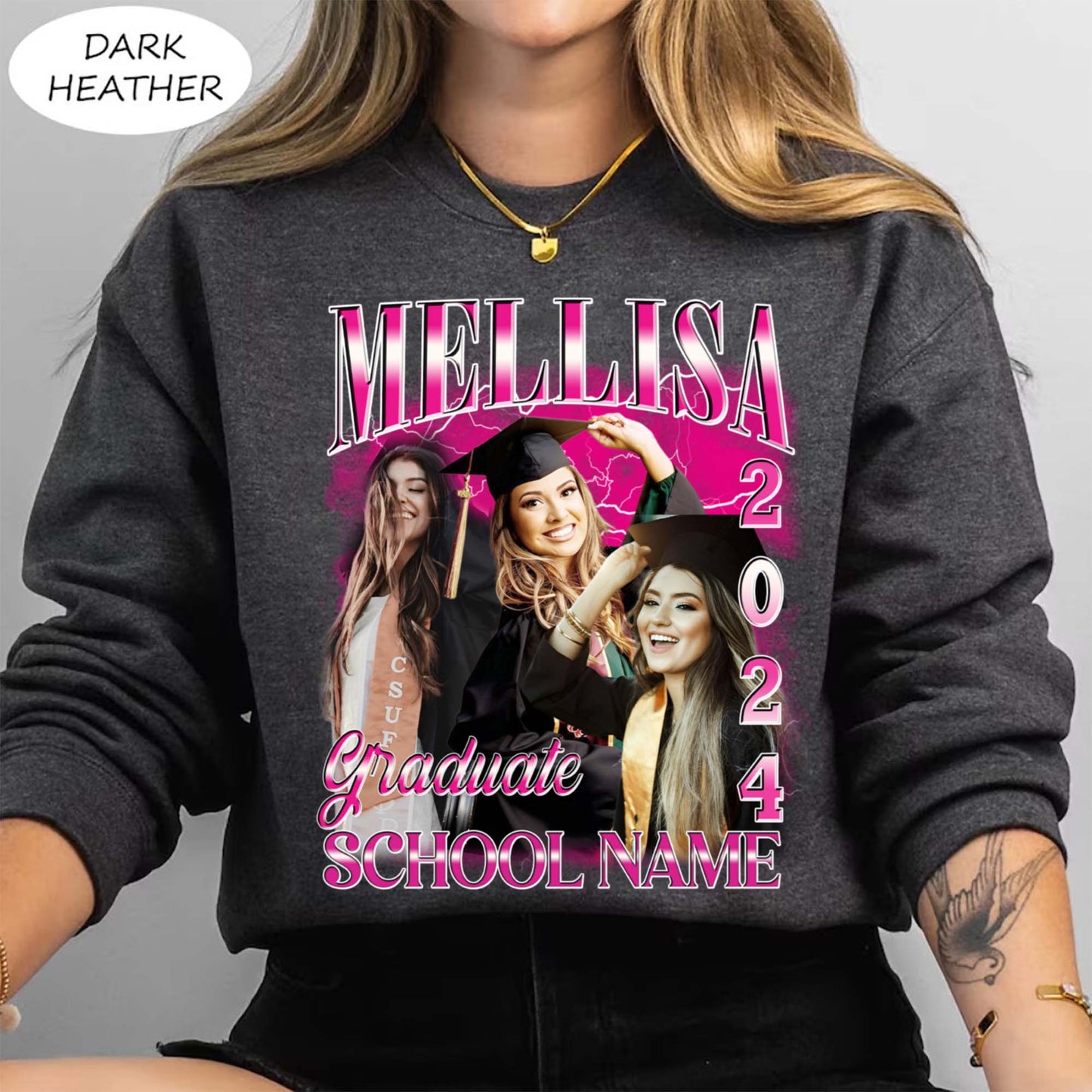 Custom Graduation Shirt, Custom Photo Graduate Shirt, Family Graduation 2024 Shirt, Senior T-Shirt, Class of 2024 Shirt, Graduation Party
