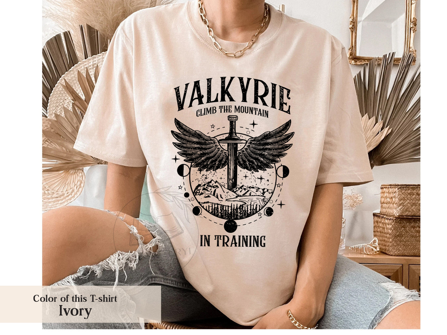 The Night Court Comfort Shirt, Valkyrie in Training Shirt Sweatshirt, Nesta Archeron Gwyn Emerie Cassian Azriel Illyrian Training Camp Velaris TOG Sarah J Maas Shirt