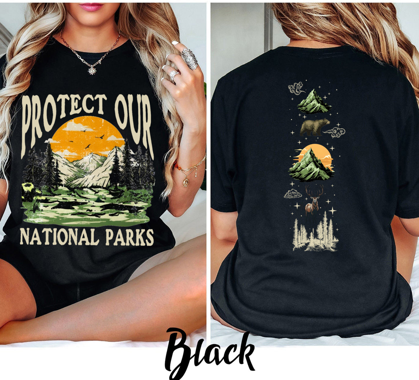 90s National Parks Comfort Colors® Unisex T shirt Granola Girl Shirt Respect the Local Wildlife Tee Hiking Camping Clothes Wanderlust Shirt