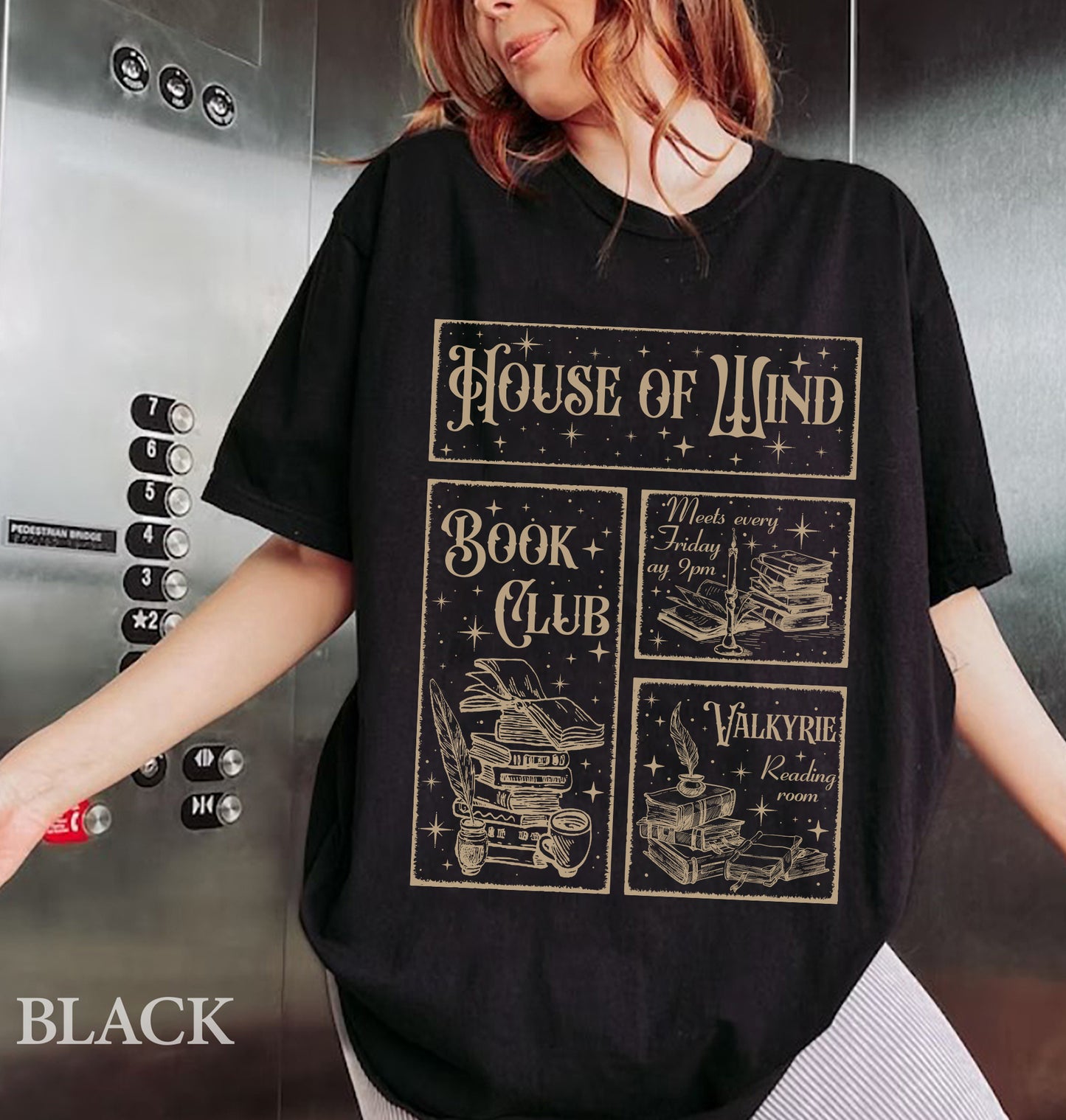 ACOTAR House Of Wind Book Club Shirt, Night Court Velaris House Of Wind Library Sarah J Maas Throne of Glass, Valkyrie Reading Room SJM