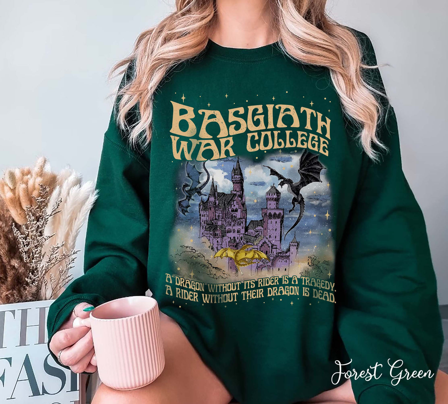 Vintage Basgiath War College Vintage Shirt, Fourth Wing Sweatshirt, Dragon Rider Shirt, Violet Sorrengail, Xaden Riorson