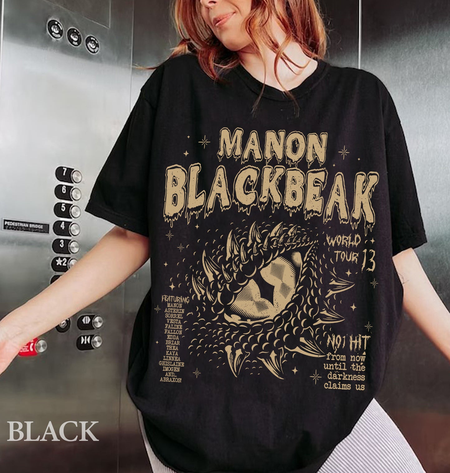 Manon Blackbeak Throne of Glass Comfort Colors Shirt, Sarah J Maas Merch, Rowan Whitethorn, ACOTAR Crescent City Rhysand, Book Quote Shirt