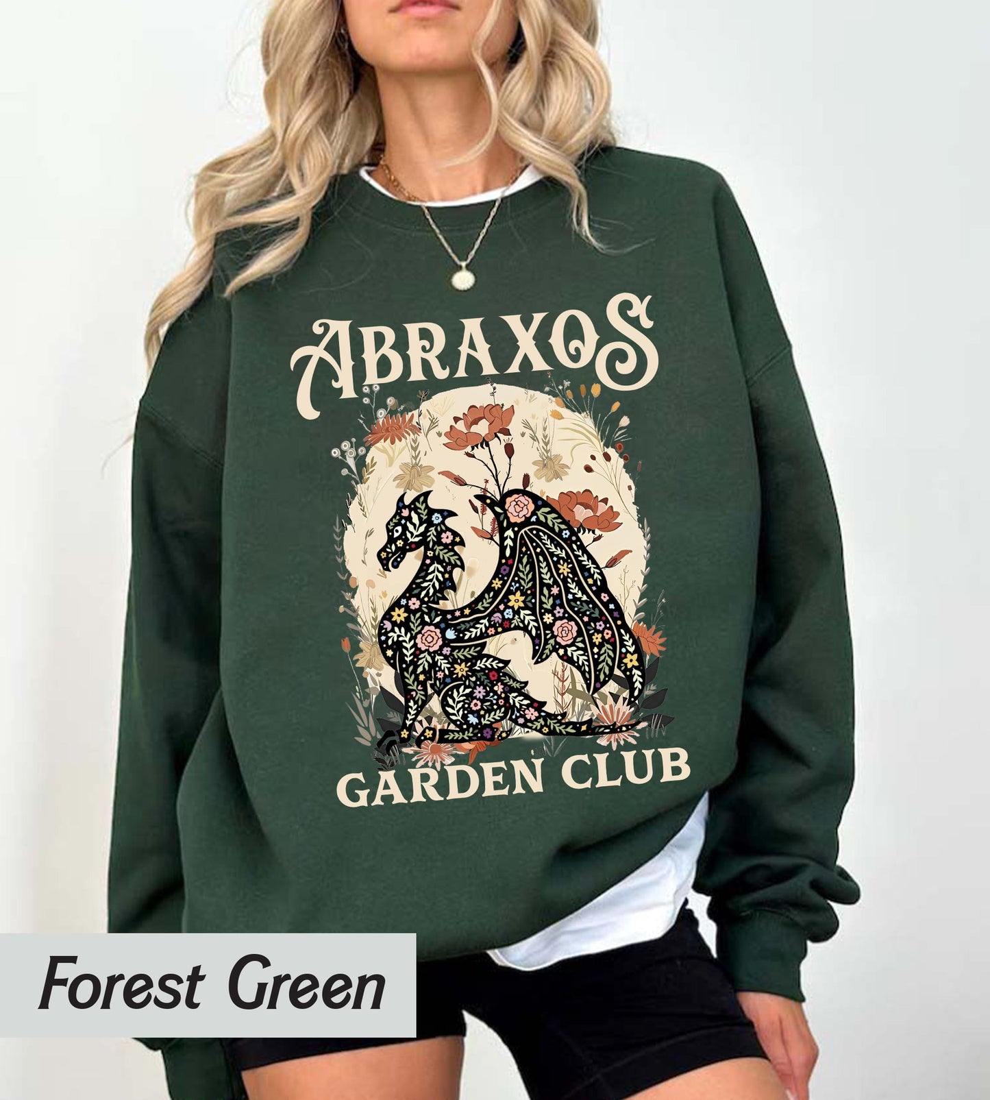 Abraxos Flower Garden Club Comfort Colors Shirt, Throne Of Glass Flower Shirt, Throne Of Glass Shirt, Fantasy Book Lover Shirt, Bookish Gift