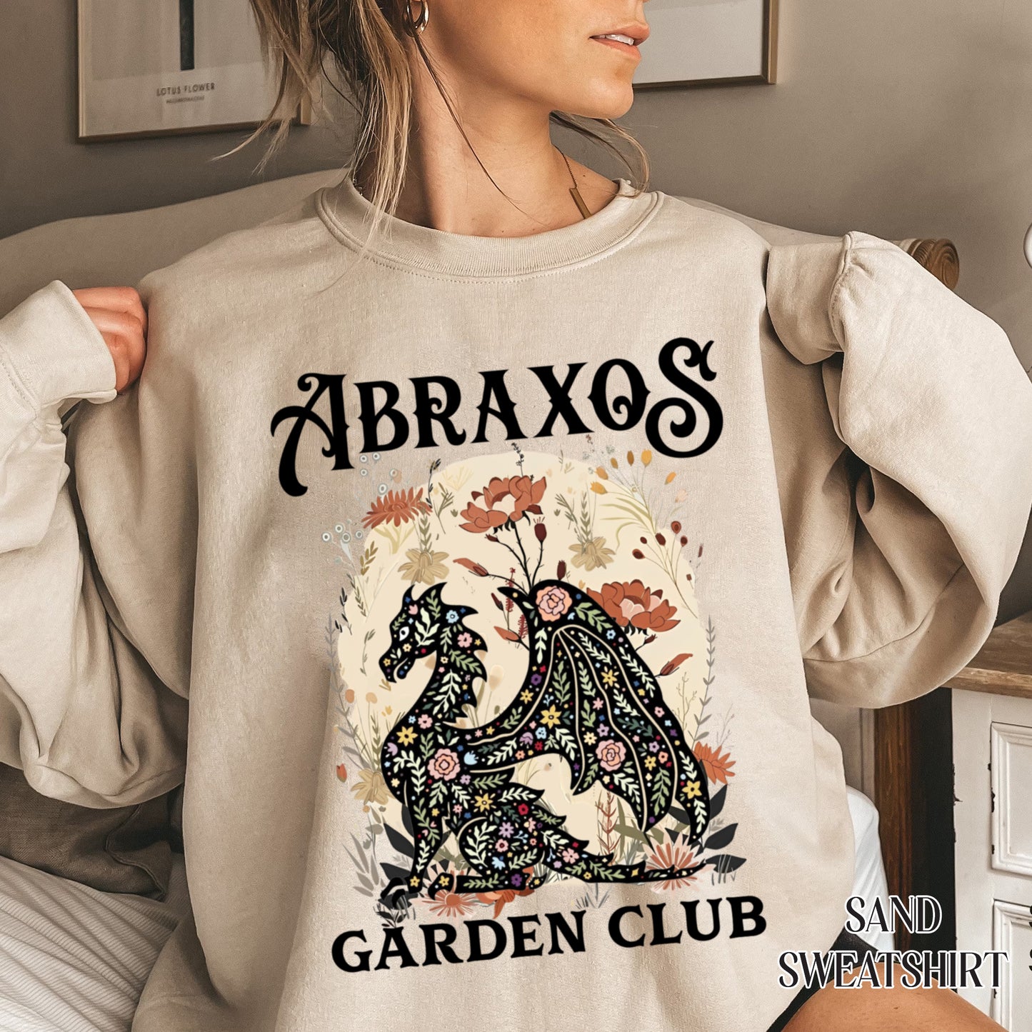 Abraxos Flower Garden Club Comfort Colors Shirt, Throne Of Glass Flower Shirt, Throne Of Glass Shirt, Fantasy Book Lover Shirt, Bookish Gift
