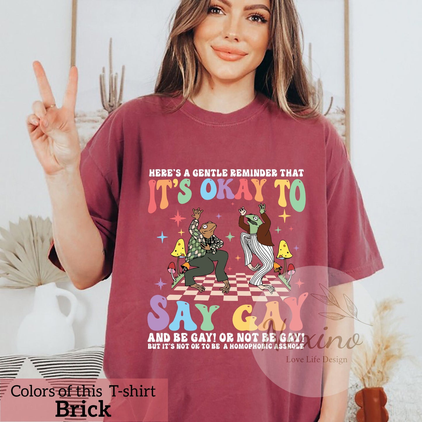 It’s Ok To Say Gay Comfort Colors Shirt, Gay Sweatshirt, Gay Rights Shirt, LGBTQ Shirt, Equality Shirt, Pride Month Gift, Funny LGBT Shirts