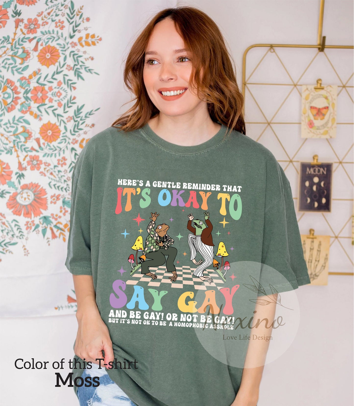 It’s Ok To Say Gay Comfort Colors Shirt, Gay Sweatshirt, Gay Rights Shirt, LGBTQ Shirt, Equality Shirt, Pride Month Gift, Funny LGBT Shirts
