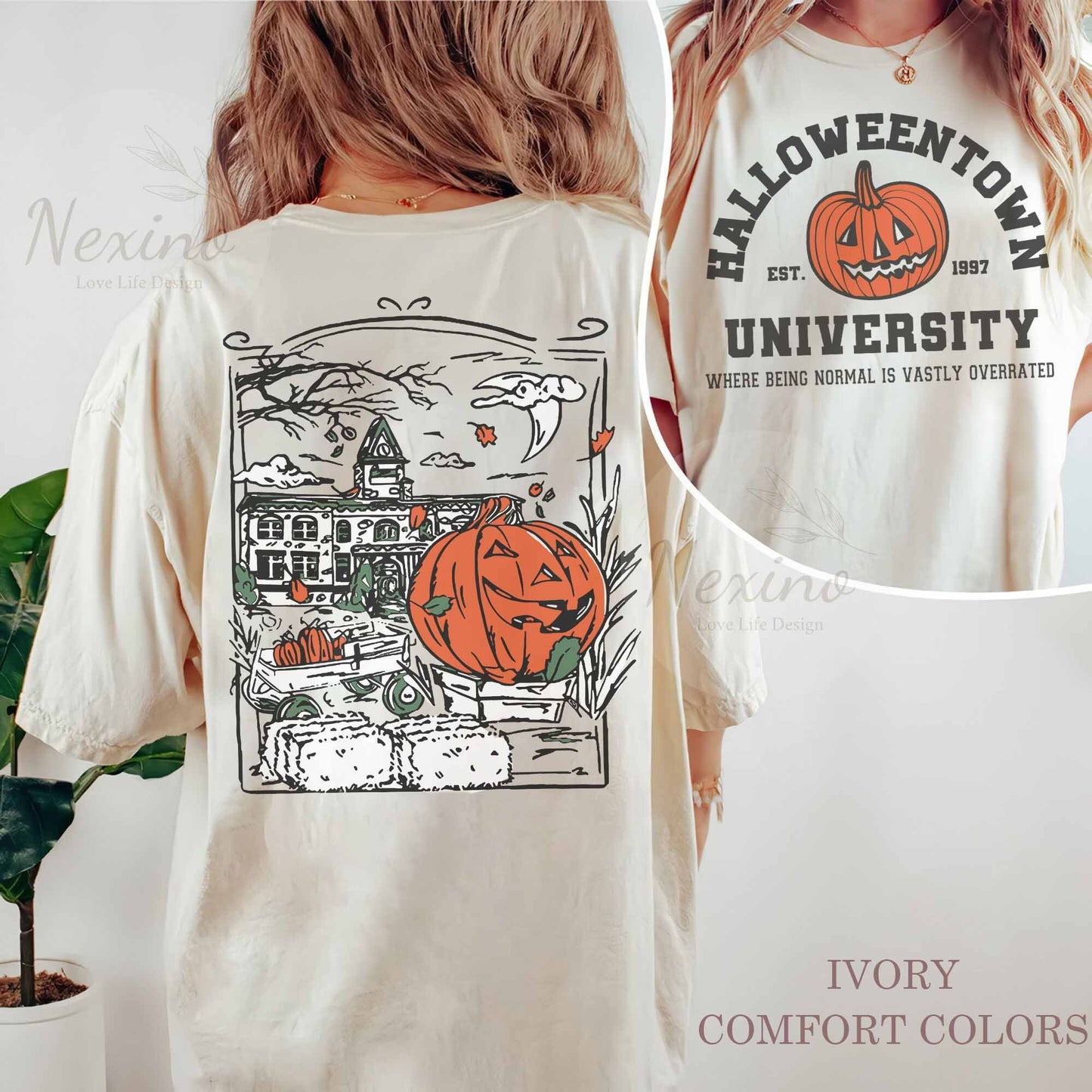 Halloween Town and Chill Shirt Halloween Party Shirt Halloween Sweatshirt Halloween Town Fall Halloween Costume Halloweentown Pumpkin Shirt