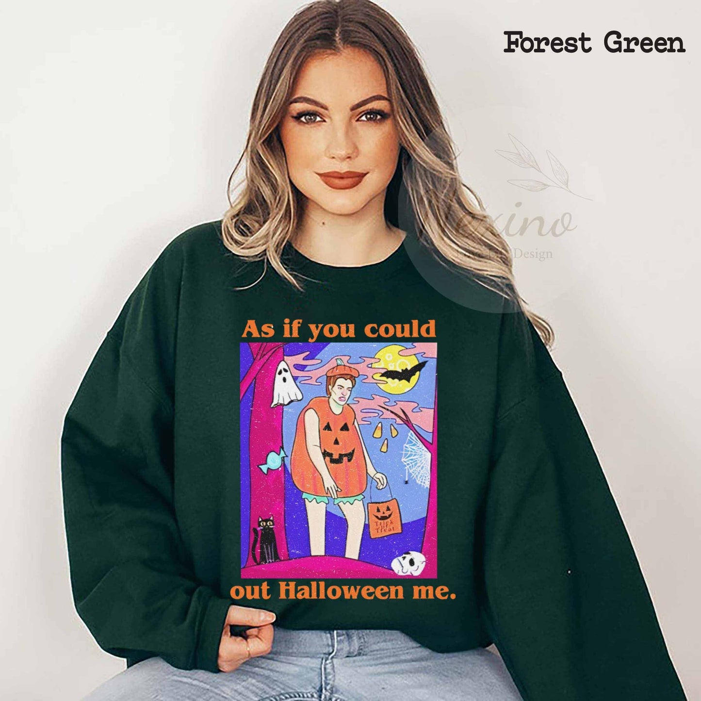 Retro Halloween As If You Could Out Halloween Me TShirt, Out Halloween Me Shirt, Happy Halloween Shirt, Halloween Costume Sweatshirt, Hoodie
