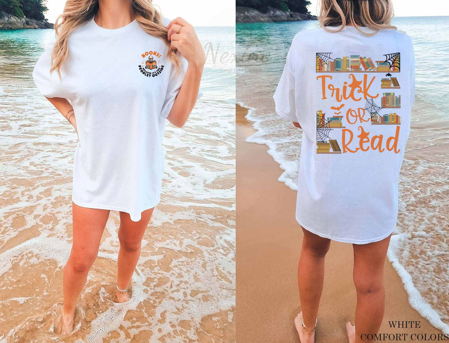 Trick Or Read Sweatshirt, Halloween Library shirt, Teacher Halloween Shirt, Book Lover Shirt, Halloween Shirt For Teacher, Halloween Reading shirt, Book Club shirt