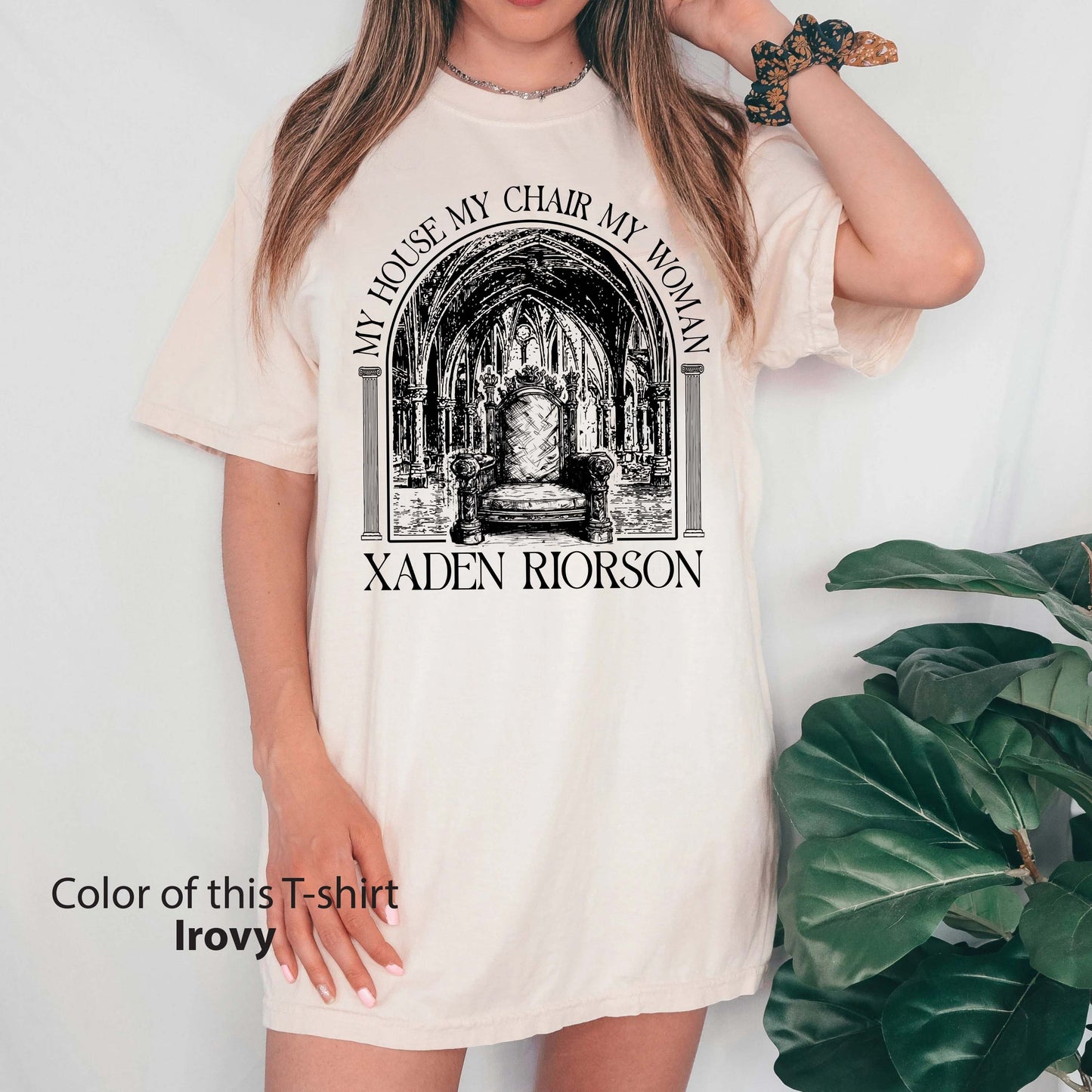 My House My Chair My Woman Shirt, Xaden Riorson House Shirt, Iron Flame Shirt, Fourth Wing Shirt, Rebecca Yaros Fan Gift, Violet Sorrengail