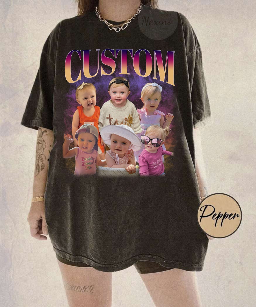 Custom Your Own Bootleg Tee, Retro Custom Bootleg Rap Tee, Custom Bootleg, Custom Your Photo, Insert Your Design, Vintage Graphic 90s Tshirt