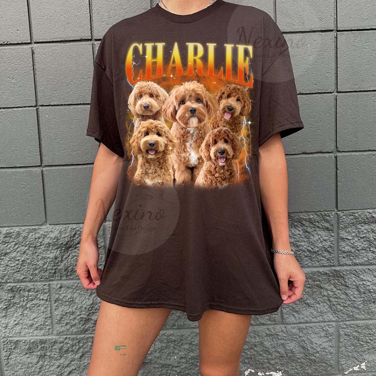 Custom Vintage Bootleg Shirt, Custom Pet Shirt, Custom Dog Shirt, Dog Remembrance Gift, Retro Dog Shirt, Personalized Pet Shirt