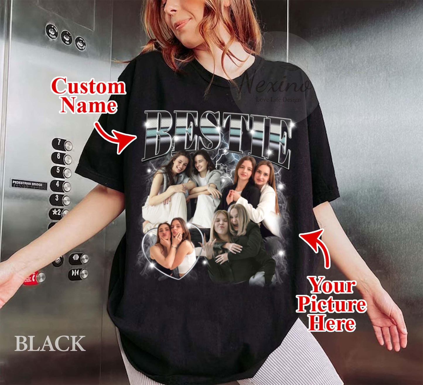 Custom 90s Vintage Besties BFFs Bootleg Shirt, Custom Bootleg Shirt, Best Friend Birthday Bachelorette, Best Friend Gift Ideas BFF Besties