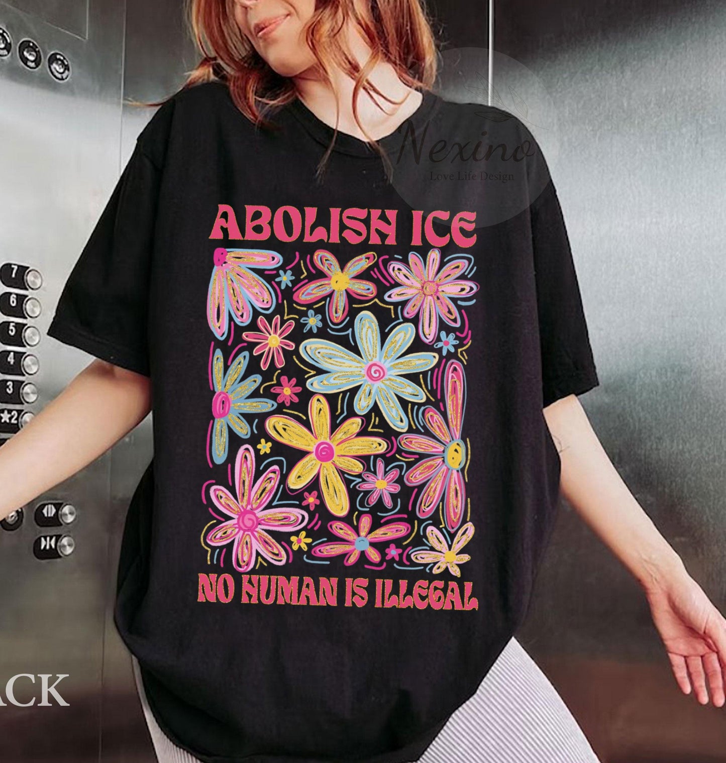 Abolish ICE No Human Is Illegal Shirt, Anti ICE Shirt, Human Rights Activist, Immigration Human Rights Shirt, AntiTrump Shirt