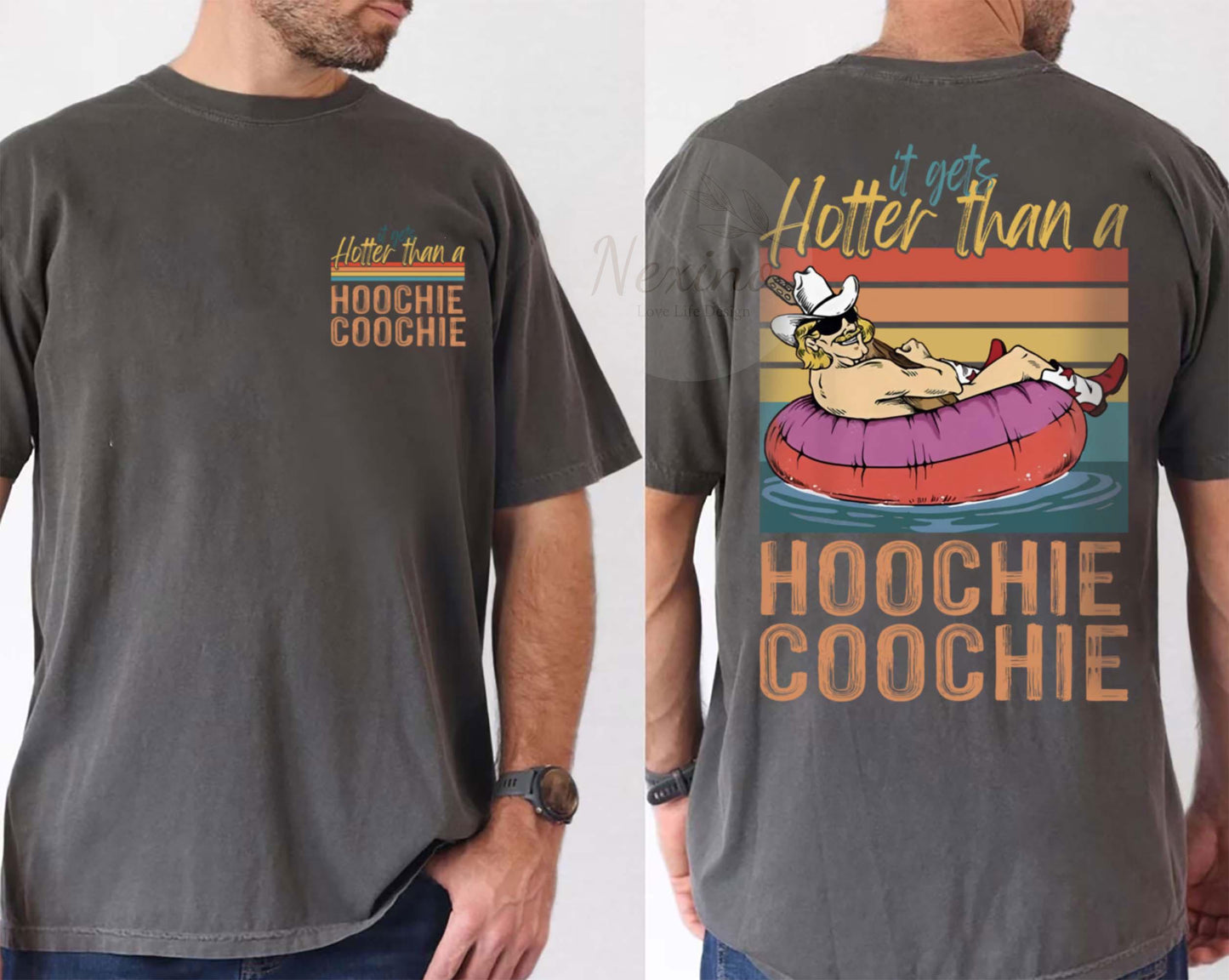 Vintage Hotter Than A Hoochie Coochie Shirt, Meme Summer Vacation Tshirt, Music Lover Tshirt, 90s Country Music, Country Music Shirt