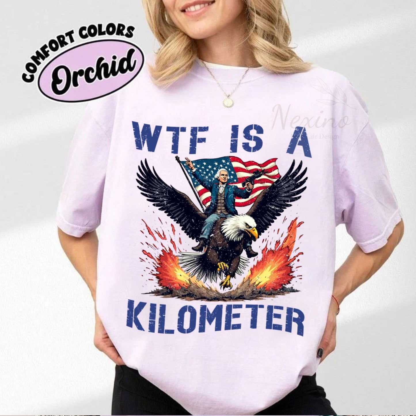 WTF Is A Kilometer T-shirt, Funny 4th Of July Shirt, Founding Father Sweatshirt, USA Meme Tee, Independence Day Gift, Patriotic Crewneck