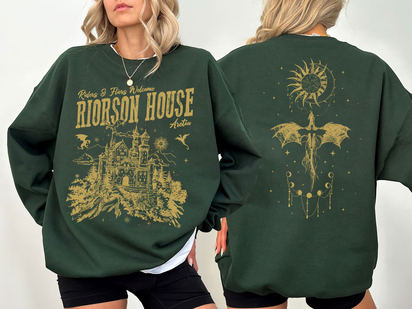 Xaden Riorson House Shirt, Iron Flame Shirt, Dragon Rider 2-Sided Shirt, Violet Sorrengail, Bookish Gifts