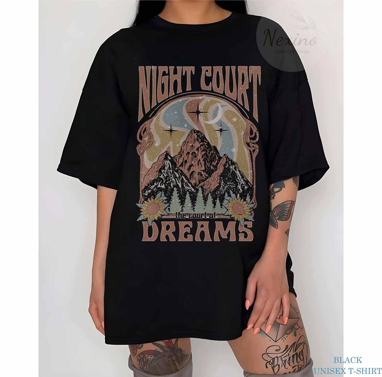 Night Court Velaris City Of Starlight Shirts, Retro Velaris Shirt, House Of Wind Book Clothing, Night Court Sarah J Mass