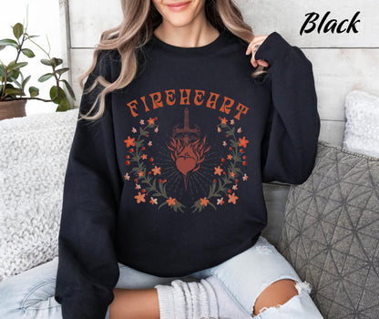 Throne of Glass Fireheart Shirt, Throne Of Glass Tshirt, Terrasen To Whatever End Kingdom Of Ash Shirt, ACOTAR Shirt, ACOTAR Merch