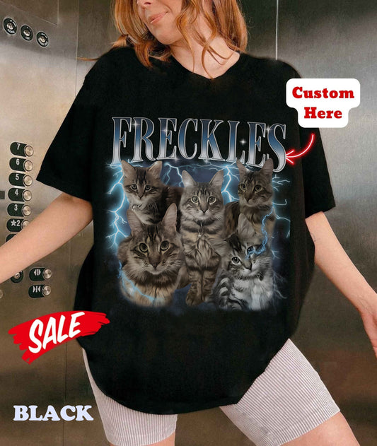 90s Pet Bootleg Comfort Colors Shirt, Retro Collage Personalized Pet Shirt, Custom Pet Potrait Photo Shirt, Vintage Pet Lovers Gifts