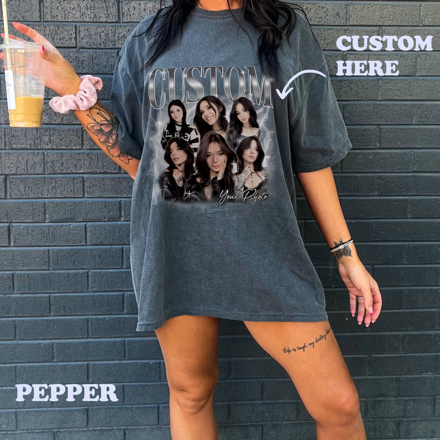 90s Vintage Bootleg Shirt, Custom Bootleg Rap Tee, Custom Face Shirt, Custom Valentine Shirt, Custom Photo Shirt, Custom Girlfriend Shirt