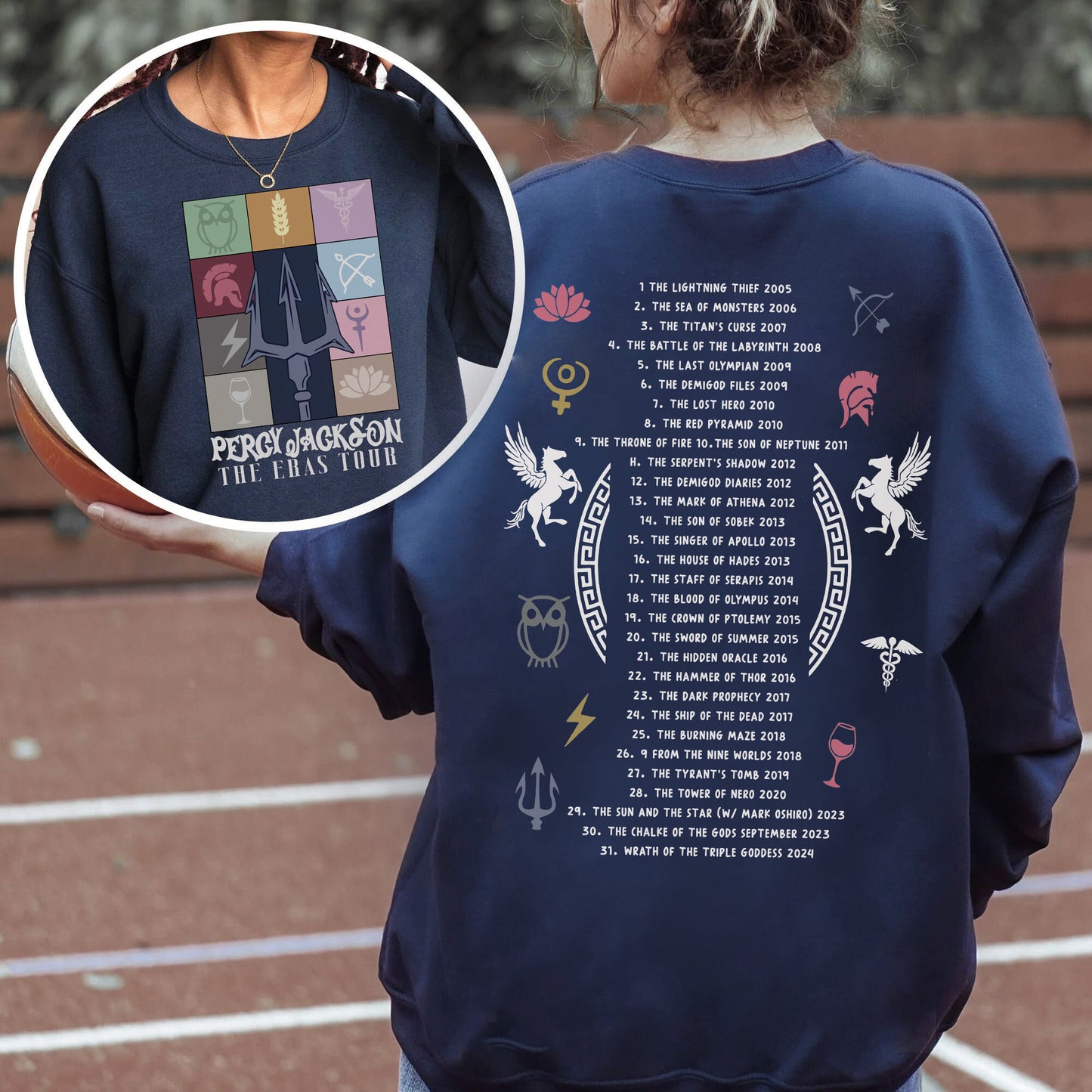 Percy Jackson and the Olympians Eras Tour Shirt, Rick Riordan Bookish Shirts, Greek Mythology Shirt, Booktok Book Lover Gifts, Bookish Shirt