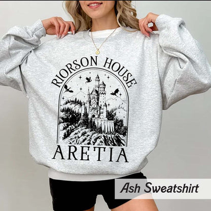 Iron Flame Shirt, Xaden Riorson House Shirt, Fourth Wing Shirt, Violet Sorrengail Silver One Basgiath War College Dragon Rider Bookish Shirt