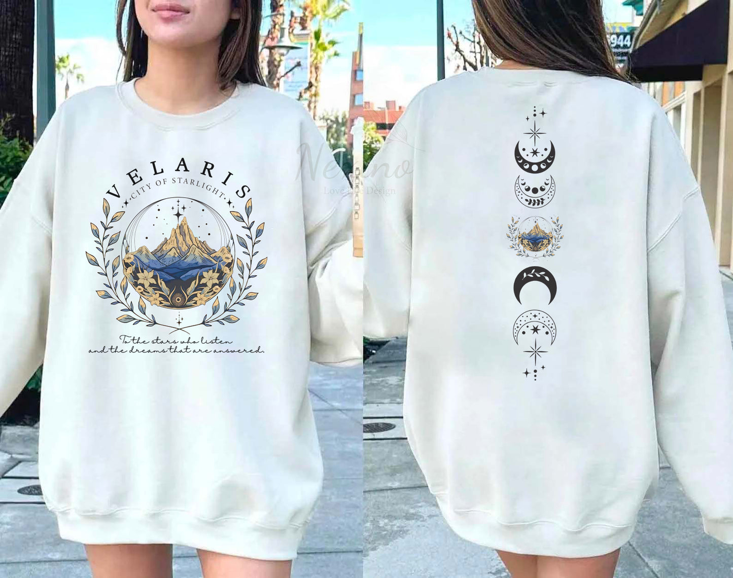 Velaris  City Of Starlight 2 sides Shirt, Velaris Sweatshirt, The Night Court Shirt,SJM sweater, City of Starlight Sweater, ACOTAR T-Shirt