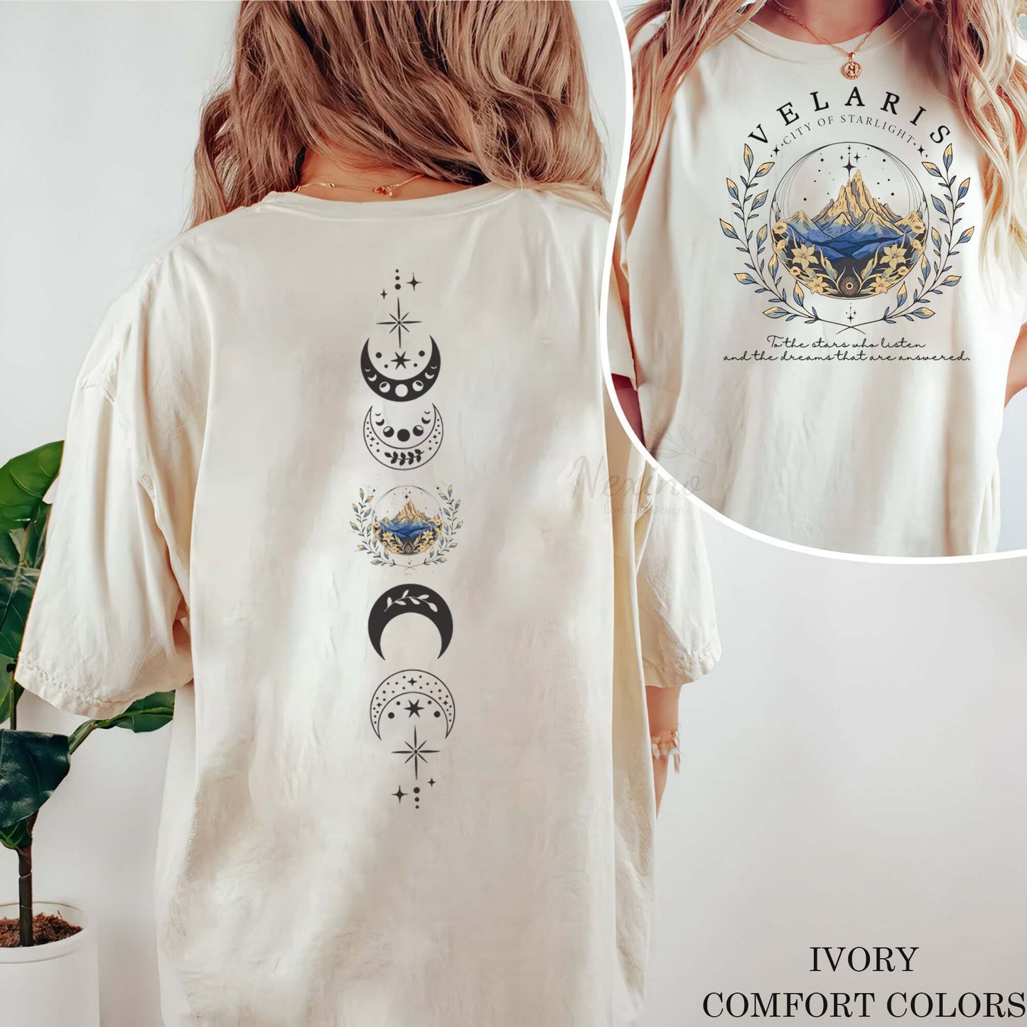 Velaris  City Of Starlight 2 sides Shirt, Velaris Sweatshirt, The Night Court Shirt,SJM sweater, City of Starlight Sweater, ACOTAR T-Shirt