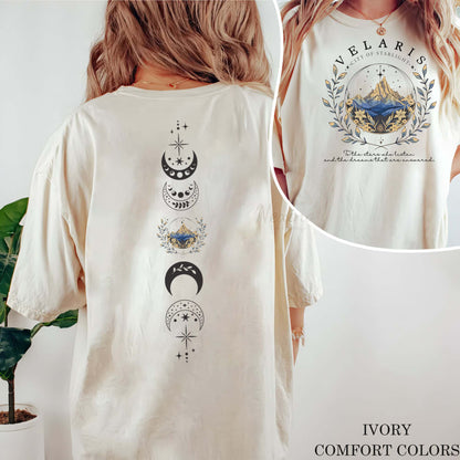 Velaris  City Of Starlight 2 sides Shirt, Velaris Sweatshirt, The Night Court Shirt,SJM sweater, City of Starlight Sweater, ACOTAR T-Shirt