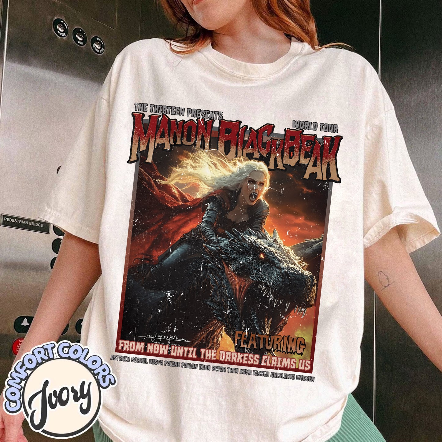 Manon Blackbeak Shirt, Featuring From Now Until The Darkness Claims Us, Ironteeth Witches Dorian Haviliard SJM Merch Terrasen Bookish