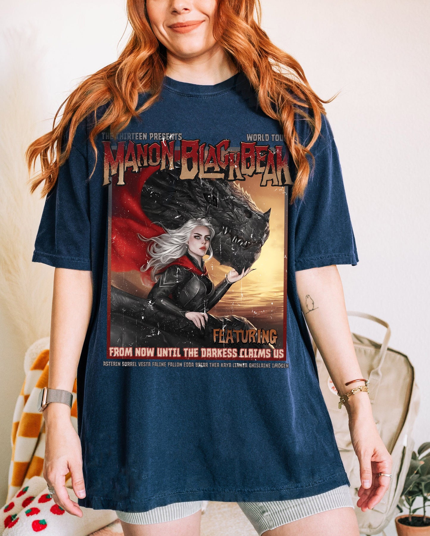 Manon Blackbeak We Are Thirteen Throne Of Glass Shirt, Sarah J Maas SJM Tee, Sarah J Maas Merch Manon Shirt, Bookstagram Booktok Merch