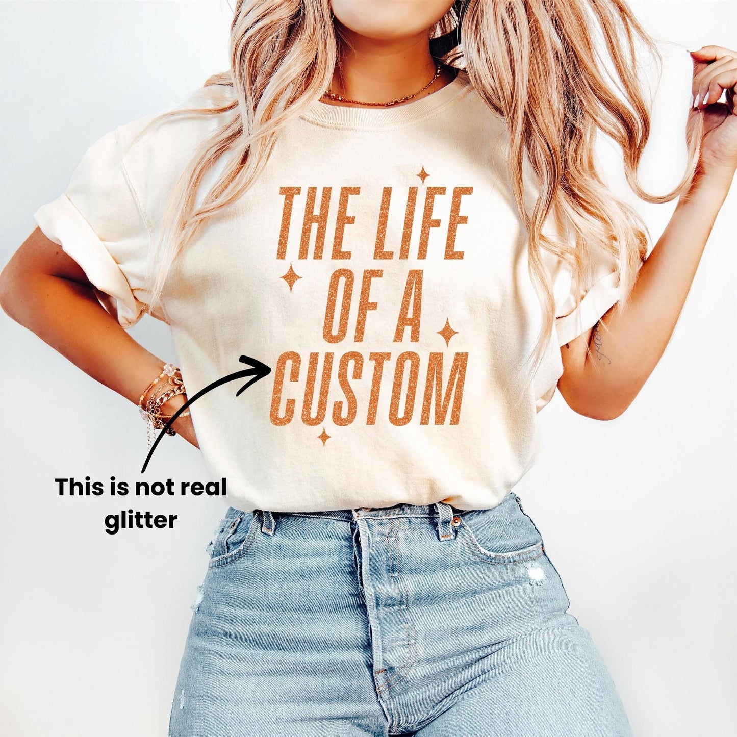 Comfort Colors Shirt, The Life Of A Custom Shirt, Showgirl Shirt, Custom Eras Shirt, In My Showgirl Era, Gift For Her, Personalized Shirt
