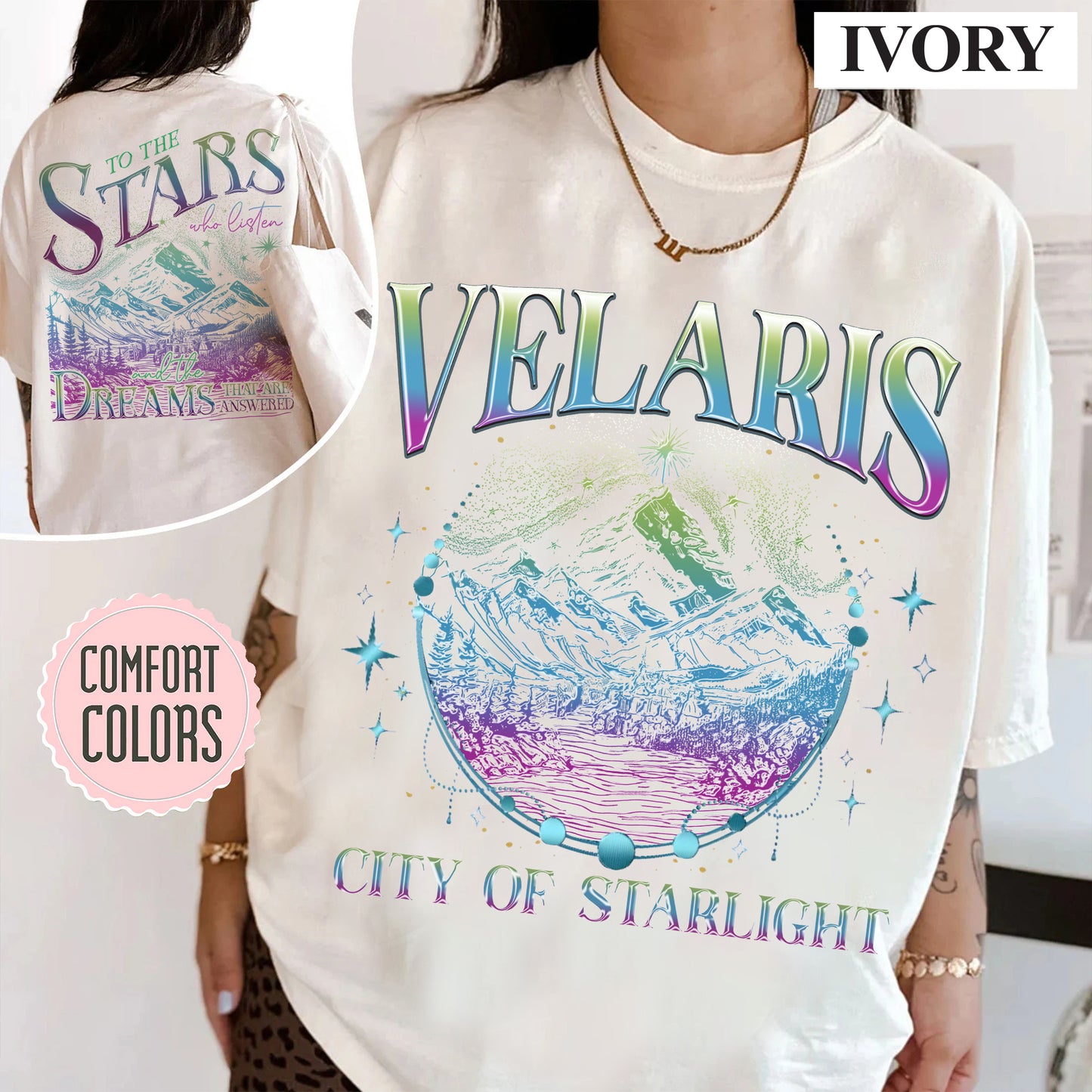 Velaris SJM Shirt,To the stars who listen and the dreams that are answer, A Court of Thorns and Roses, iprintasty of Dreams