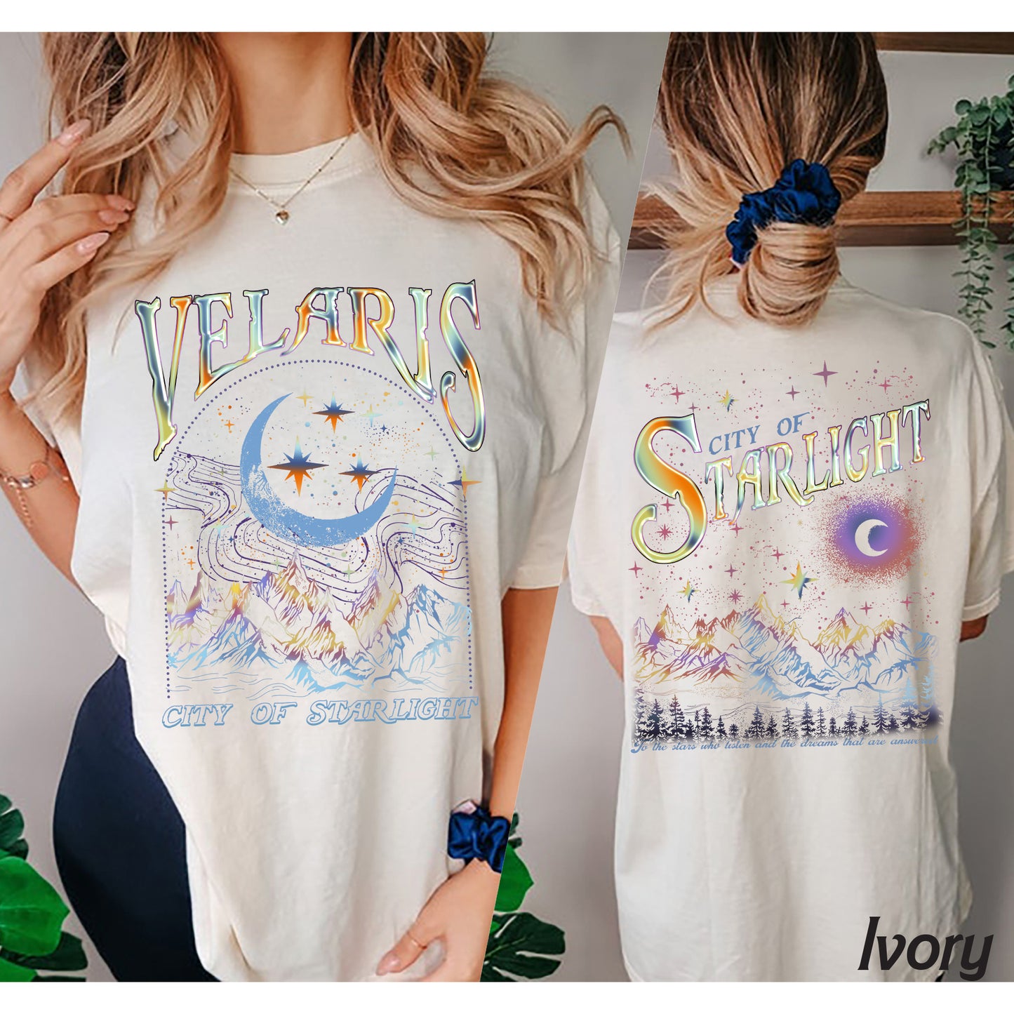 Velaris City Of Starlight ACOTAR Two-Sided Sweatshirt, The Night Court Shirt, Court of Dreams, Rhysand, Cassian, Sarah J Maas, Booklover Tee