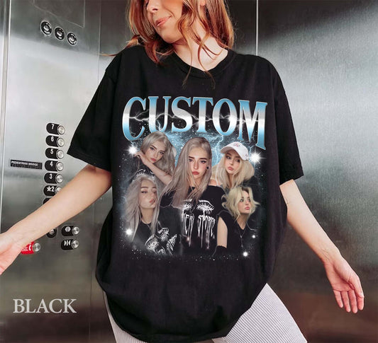 Custom 90s Vintage Bootleg Shirt, Custom Your Own Bootleg Idea Shirt, Custom Your Own Bootleg Tee, Bootleg Rap Tee, Girlfriend Birthday Gift
