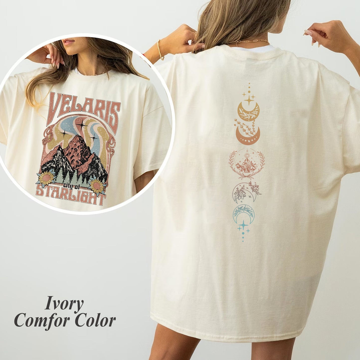 Velaris City of Starlight ACOTAR Shirt Comfort Colors, The Night Court Shirt, Bookish Gift, Court of Thorns and Roses Shirt, SJM Merch