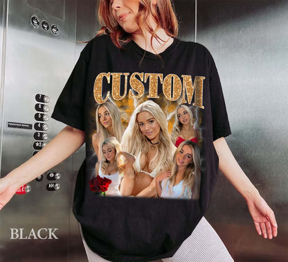 Vintage Graphic 90s T-shirt, Custom Bootleg Rap Tee, CUSTOM Your Own Bootleg Idea Here, Gift For Valentine Couple