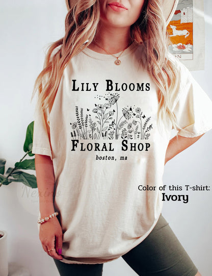 Lily Bloom's Floral Shop Shirt, It Ends With Us Shirt, Colleen Hoover Sweatshirt, Lily Bloom, Booktok, It Starts With Us, Bookish gift for her