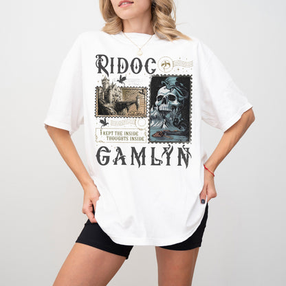 Ridoc Quest Squad Vintage Shirt, I Kept The Inside Thoughts Inside Tee, Onyx Storm Fourth Wing Shirt For Fans, Bookish Gift
