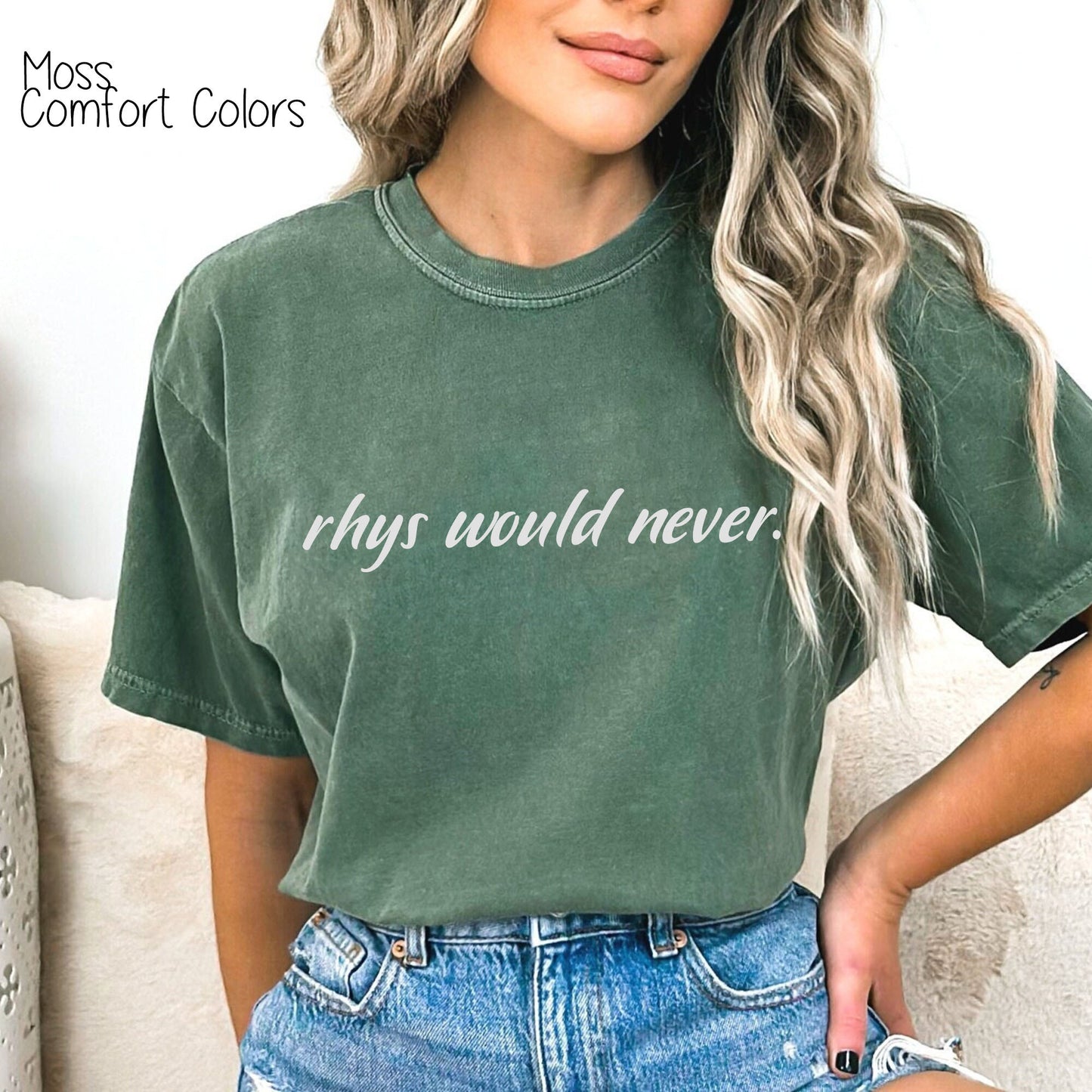 Rhys Would Never, ACOTAR Sweatshirt, Rhysand Sweater, Velaris, Night Court, High Lord, A Court of Thorns and Roses, Bat Boys
