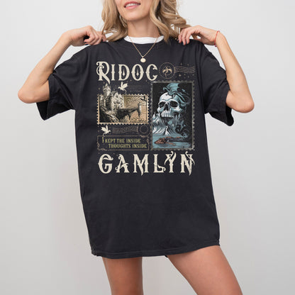 Ridoc Quest Squad Vintage Shirt, I Kept The Inside Thoughts Inside Tee, Onyx Storm Fourth Wing Shirt For Fans, Bookish Gift